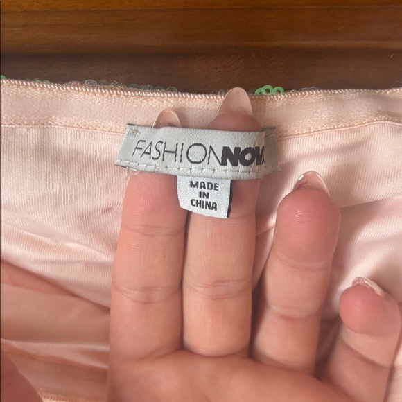 Fashion Nova Sequin Pink Streetwear Tight Short Dress - Picture 6 of 8